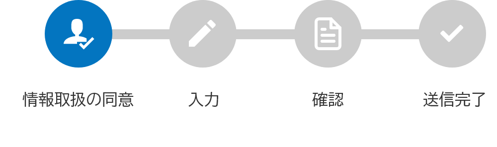 情報取扱いの同意